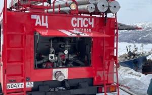 Потушен пожар на судне, находящемся на ремонте в Магадане Потушен пожар на судне, находящемся на ремонте в Магадане