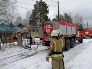 Условный пожар потушен в школьной библиотеке Ленска 